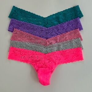 ON HOLD❗️ NEW Hanky Panky (5) Low Rise Lace Thongs